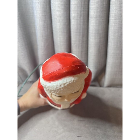 Santa Christmas Blow Mold VTG Union Products 1968 Cord Read Works 14” - Picture 12 of 15